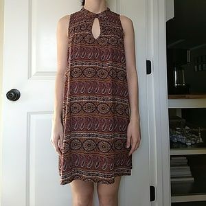 Tribal Print Sleeveless Dress